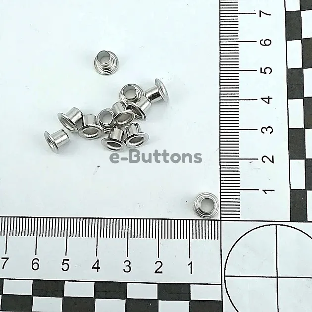 Long Pipe Eyelet 11/64" Brass 4.2 mm (500 Pcs/Pack) ERB0002PRU