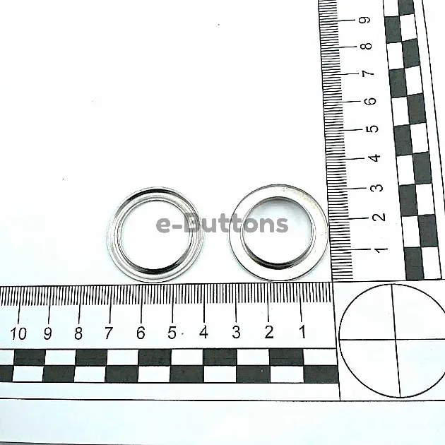 53/64" Brass 21 mm Flat Eyelet (500 Pcs/Pack) ERD0032PR