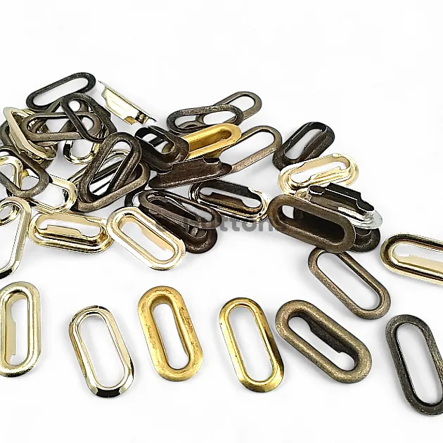 1 cm Oval Eyelet Brass 25/64" (500 Pieces/Pack) EROV0010PR