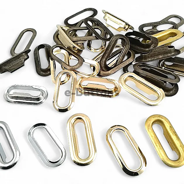 1,5 cm Oval Eyelet Brass 19/32" (500 Pieces/Pack) EROV0015PR
