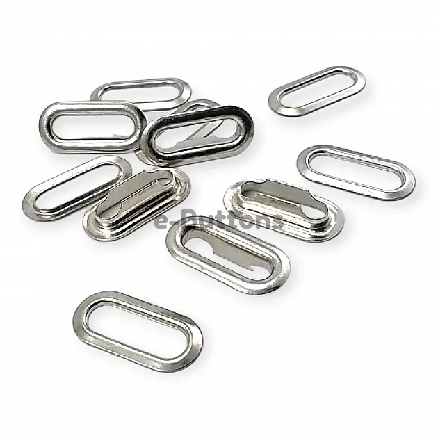 1,5 cm Oval Eyelet Brass 19/32" (500 Pieces/Pack) EROV0015PR