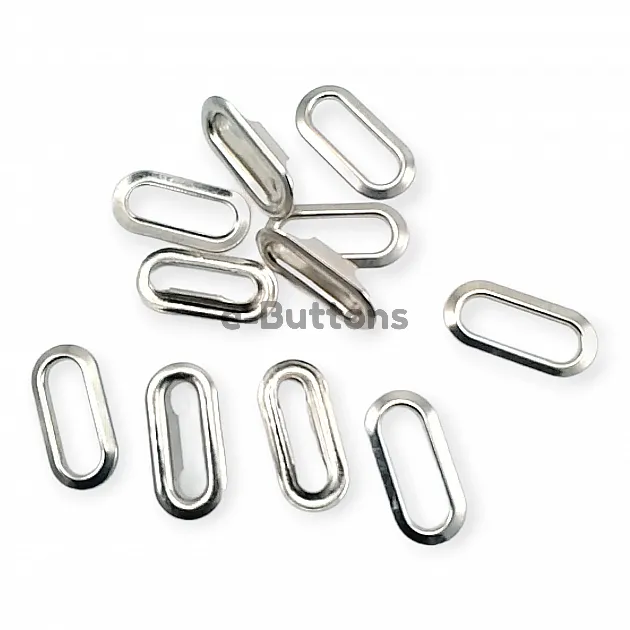 1,5 cm Oval Eyelet Brass 19/32" (500 Pieces/Pack) EROV0015PR