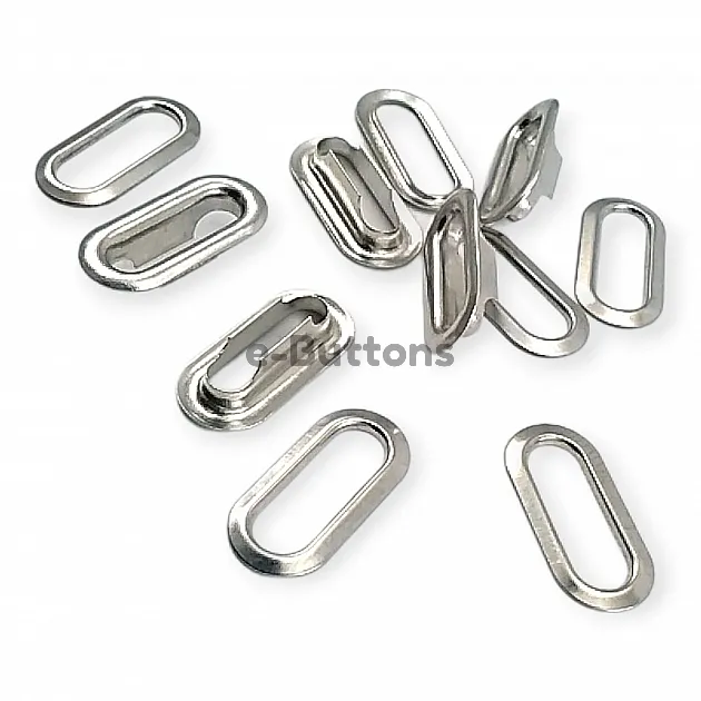 1,5 cm Oval Eyelet Brass 19/32" (500 Pieces/Pack) EROV0015PR