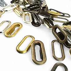 2 cm Oval Eyelet Brass 25/32" EROV0020PR
