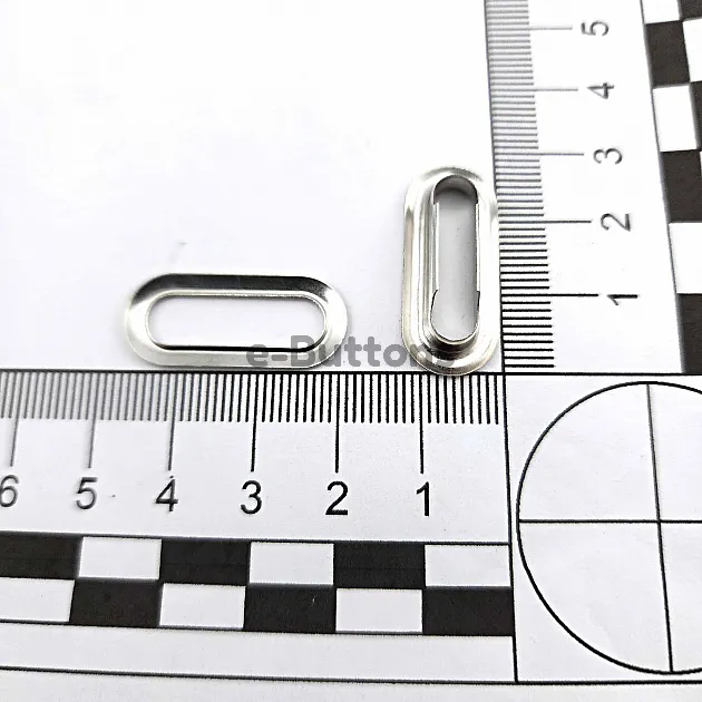 2 cm Oval Eyelet Brass 25/32" EROV0020PR