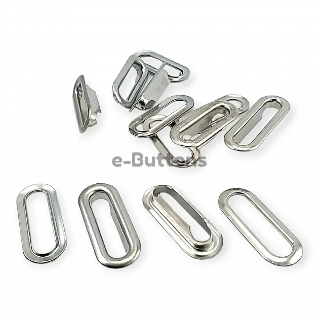 2,5 cm Oval Eyelet 1"  Brass EROV0025PR