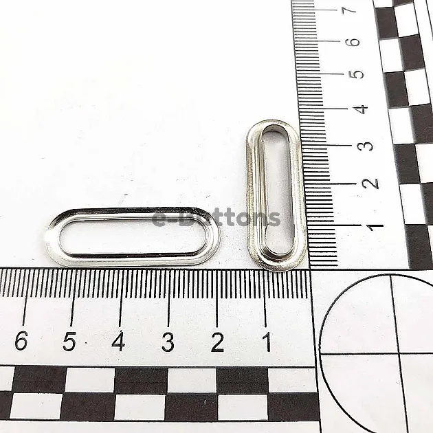 3 cm Oval Eyelet 1 ³/₁₆Brass EROV0030PR