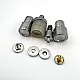 Magnetic Snap Buttons 18 mm Curved Brass Set of 4 ERMK018PR