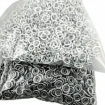 Prong Snap Fasteners 8 mm 0,31" For Baby Clothes Off White Color 1800 Pieces ERBCLK0008PKBEYAZ