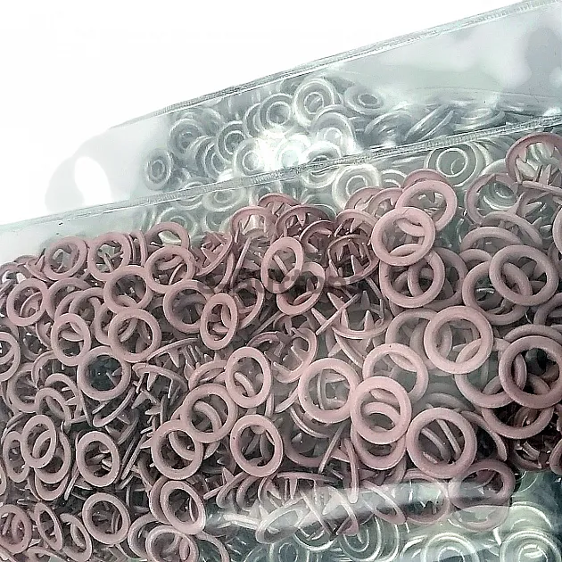 0,31" Prong Snap Fasteners 8 mm For Baby Clothes 500 Pieces Purple Color ERBCLK0008PMOR