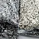Baby Snap Buttons 3/8" Stainless 9,5 mm Prong Snaps Fastener Beige Color 250 Pcs/Pk C0095DPPKBEJ