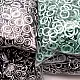 Baby Snap Buttons 3/8" Stainless 9,5 mm Prong Snaps Fastener Soft Green Color 250 Pcs/Pk C0095DPPKSoftYsl