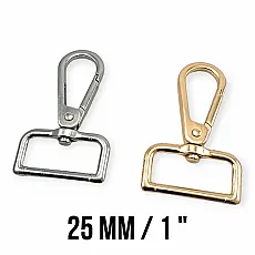 Almond Hook 25 mm Parrot Hook - Spring Swivel Hook A 551