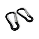 Aluminum Carabiner 4 cm D Shaped Buckle Key Chain Clip Camping D-ring Carabiners A 565