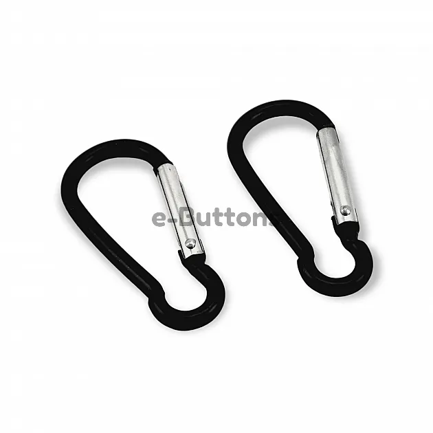 Aluminum Carabiner D Shaped Buckle Key Chain Clip5 cm  Camping D-ring Carabiners A 566