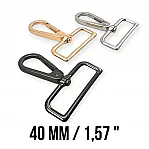 Parrot Hook 37 mm Almond Hook - Spring Swivel Hook A 582