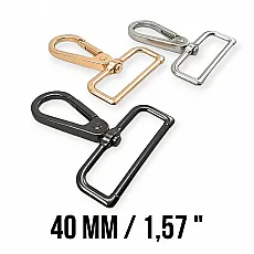 Parrot Hook 37 mm Almond Hook - Spring Swivel Hook A 582