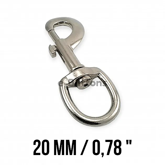 Sailor Hook 21 mm Leash Hook - Spring Swivel Hook A 590