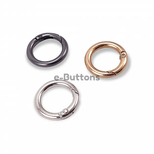 Closing Clamp 12,5 mm Spring Ring - Key Chain Ring A 456 Closing Clamp 12,5 mm Spring Ring - Key Chain Ring A 456