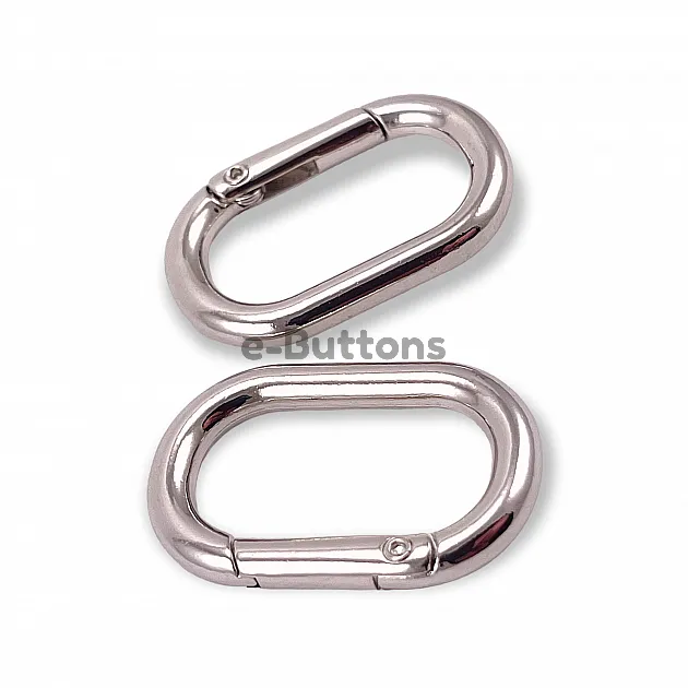 Oval Spring Ring 15 mm Key Chain Ring - Clamp A 460 Oval Spring Ring 15 mm Key Chain Ring - Clamp A 460