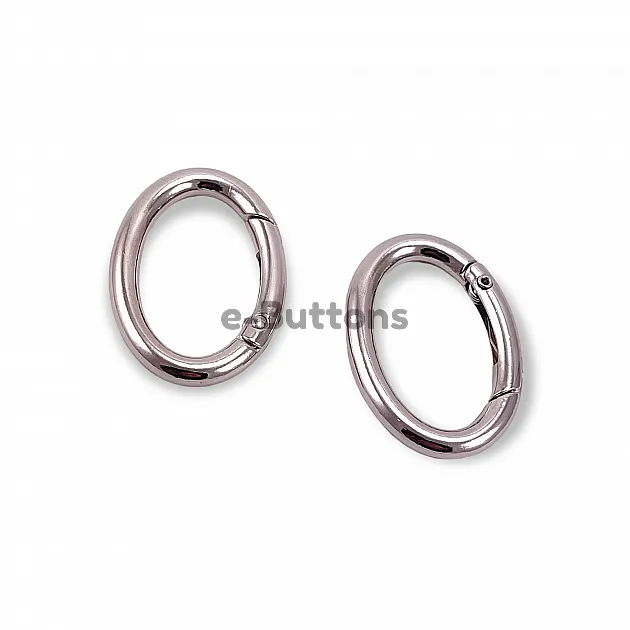 Oval Spring Ring 3 cm Ellipse Shape Metal Spring Bag Ring A 468