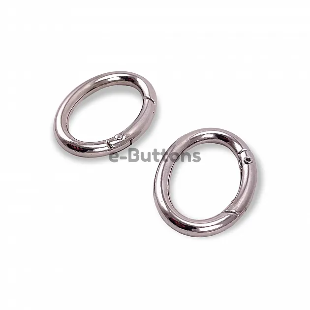 Oval Spring Ring 3 cm Ellipse Shape Metal Spring Bag Ring A 468