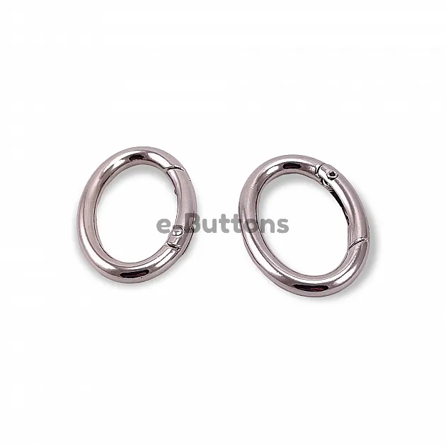Oval Spring Ring 3 cm Ellipse Shape Metal Spring Bag Ring A 468