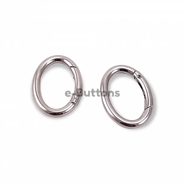 Oval Spring Ring 3 cm Ellipse Shape Metal Spring Bag Ring A 468