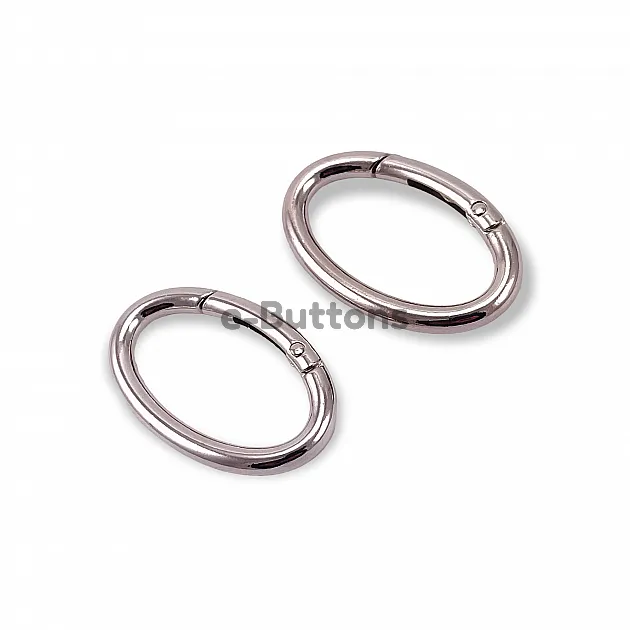 Oval Spring Ring 4 cm Ellipse Shape Metal Spring Bag Ring A 469