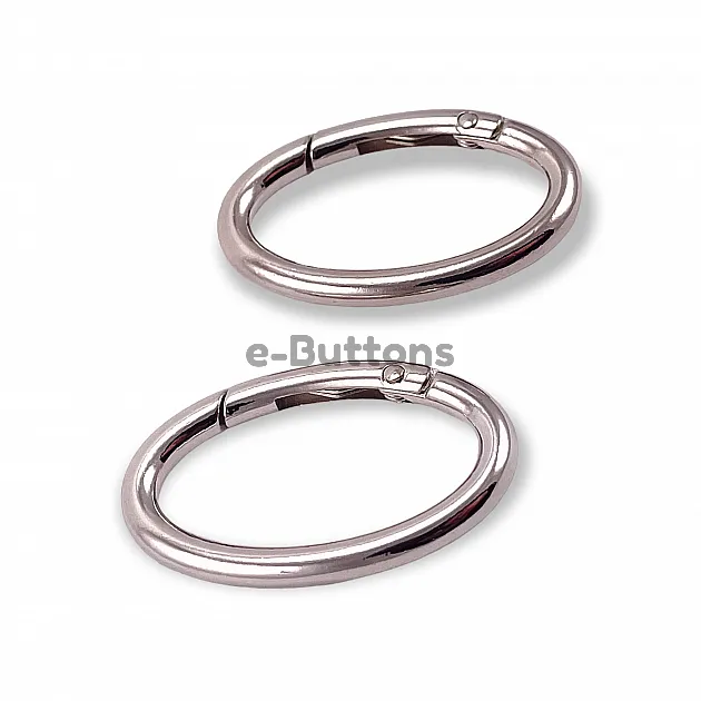 Oval Spring Ring 4 cm Ellipse Shape Metal Spring Bag Ring A 469