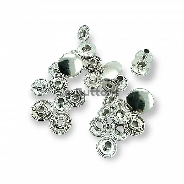 Snap Fastener 15 mm 3/4" 54 System Set of 4 - 144 pcs C00016 Snap Fastener 15 mm 3/4" 54 System Set of 4 - 144 pcs C00016