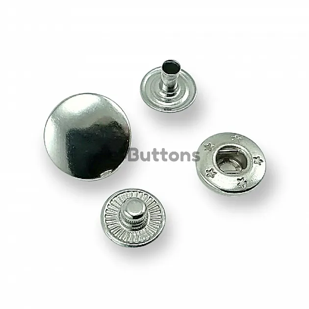 Snap Fastener 15 mm 3/4" 54 System Set of 4 - 144 pcs C00016 Snap Fastener 15 mm 3/4" 54 System Set of 4 - 144 pcs C00016