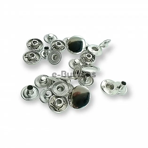 Snap Fastener 15 mm 3/4" 54 System Set of 4 - 144 pcs C00016 Snap Fastener 15 mm 3/4" 54 System Set of 4 - 144 pcs C00016