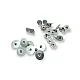 Hidden Snap Fastener 16 mm 54 System Brass Snap Fastener Set of 4 144 Pieces C00020 Hidden Snap Fastener 16 mm 26L / 5/8" 54 System Brass Snap Fastener Set of 4 144 Pieces C00020