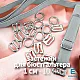 10 mm Bra Accessories 0,39" Strap Adjustment Buckle Hook and Ring CGT003T10
