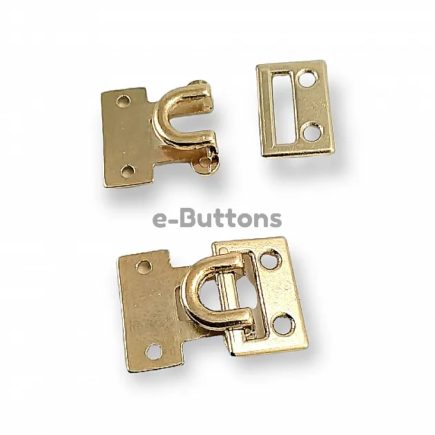 Hook and Eye Buckle 14 mm Frog Fasteners E 1796