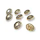 Gold Jacket Cufflinks 8pcs Button Set 15 mm - 24 L E 118 SET8