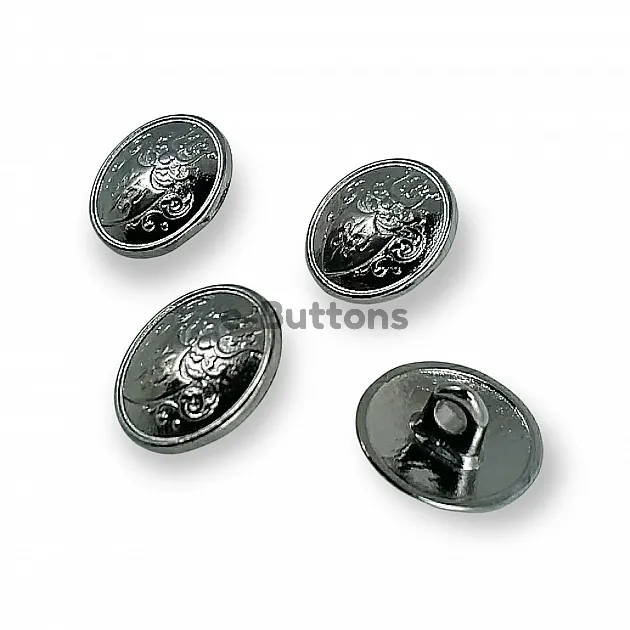 Shank Button 15 mm - 24 L Shield Cuffed Blouse and Jacket Cufflinks E 1252