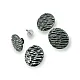 19 mm - 30 size Jeans Button Honeycomb Pattern E 1450