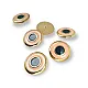 Enamel Jacket and Coat Button  22 mm - 36 L Set of 8 Spring Colors E 1949 SET8 V2