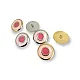 Enamel Jacket and Coat Button  22 mm - 36 L Set of 8 Spring Colors E 1949 SET8 V2