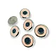 Enamel Jacket and Coat Button  22 mm - 36 L Set of 8 Spring Colors E 1949 SET8 V2