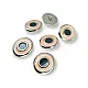 Enamel Jacket and Coat Button  22 mm - 36 L Set of 8 Spring Colors E 1949 SET8 V2