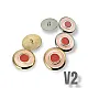 Enamel Jacket and Coat Button  22 mm - 36 L Set of 8 Spring Colors E 1949 SET8 V2