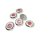 Enamel Jacket and Coat Button  22 mm - 36 L Set of 8 Spring Colors E 1949 SET8 V2