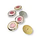 Enamel Jacket and Coat Button  22 mm - 36 L Set of 8 Spring Colors E 1949 SET8 V2