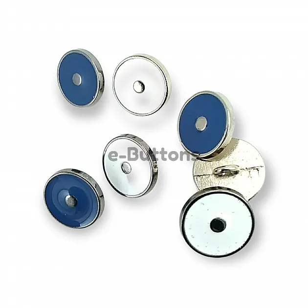 Enamel Blouse Button 15 mm - 24 L Dress Button E 2089
