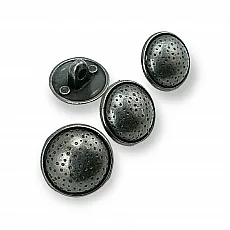 Metal Convex Footed Button 15.4 mm - 24 size E 339
