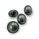 Metal Bombeli Ayaklı Düğme 15.4 mm - 24 boy E 339