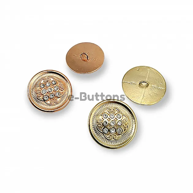 Jacket Button 27 mm 44 L with With Rhinestone Luxe Design  E 561
